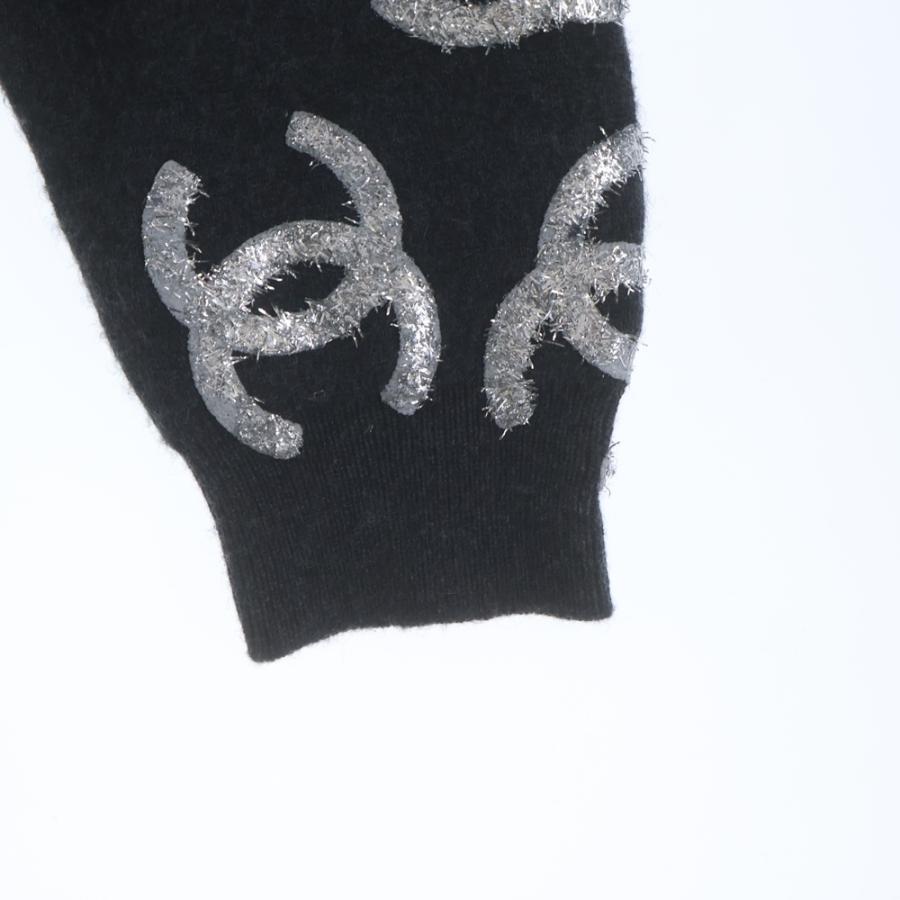 CHANEL（シャネル） カシミヤ混 ココマーク ロゴグリッター ニット