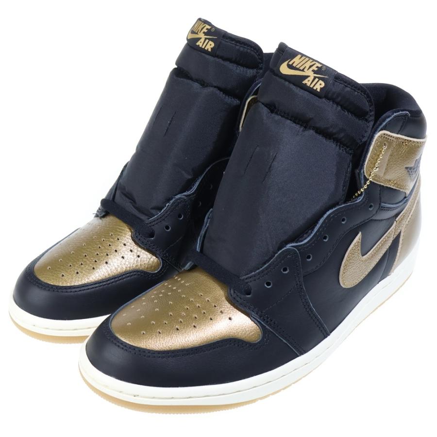 Nike Air Jordan 1 ブラック/ゴールド ハイカット25.5cm NIKE（ナイキ） AIR JORDAN 1 RETRO HIGH OG エアジョーダン1 レトロ