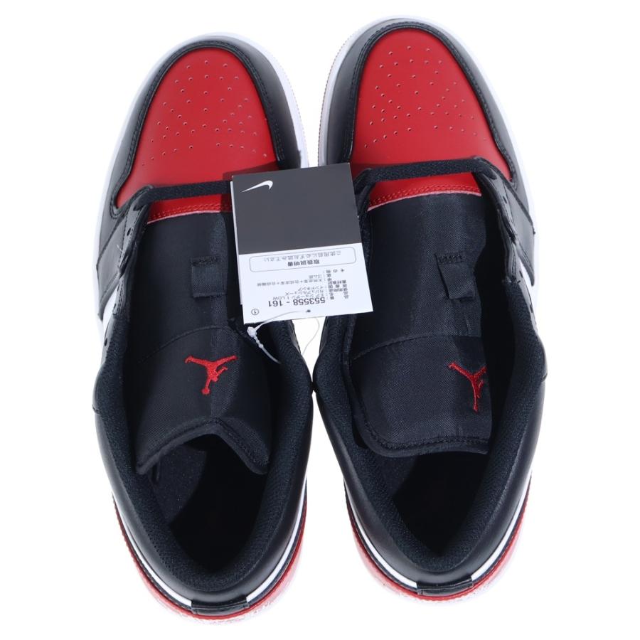 NIKE（ナイキ） AIR JORDAN 1 LOW BRED TOE エアジョーダン1 ブレッド 