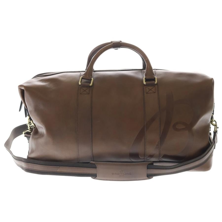 BREITLING ブラウン ボストンバッグ BREITLING ブライトリング WEEKENDER BAG ウィークエンダーバッグ