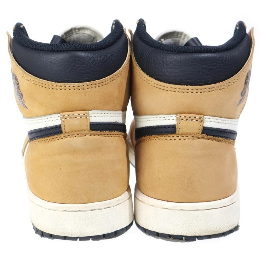 NIKE ナイキ AIR JORDAN 1 RETRO ROOKIE OF THE YEAR エアジョーダン1 ルーキーオブザイヤー ハイカットスニーカー ブラウン/ホワイト US8.5/26.5cm 555088-700 NIKE（ナイキ） AIR JORDAN 1 RETRO ROOKIE OF THE YEAR エア