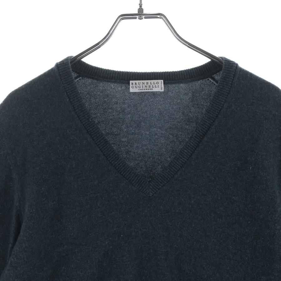 BRUNELLO CUCINELLI ブルネロクチネリ カシミヤニット Vネックセーター