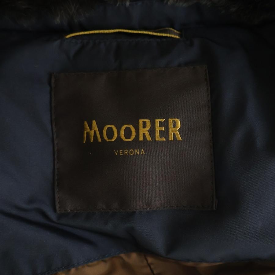 極美品 ムーレー SIRO-KM2 ファー スタンドカラー ダブルブレスト MOORER（ムーレー） SIRO-KM2 ファースタンドカラー ダブルブレスト