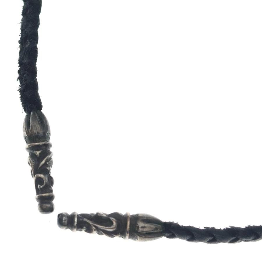 CHROME HEARTS（クロムハーツ） LEATHER BRAID SCROLL ネックレス