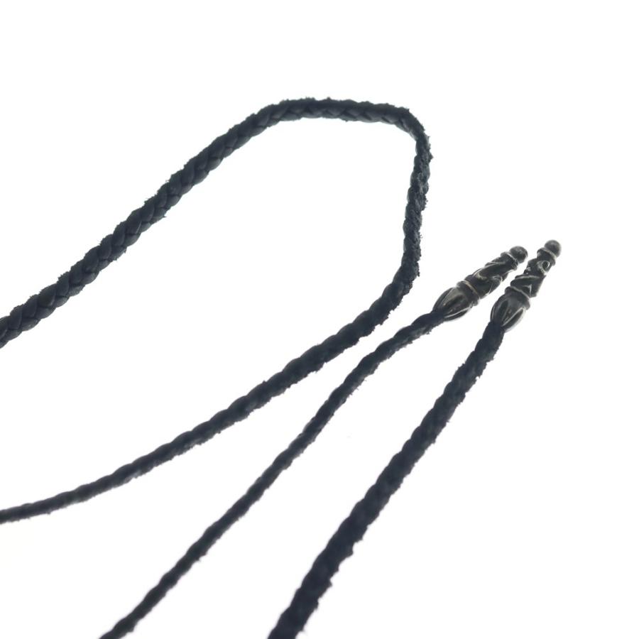CHROME HEARTS（クロムハーツ） LEATHER BRAID SCROLL ネックレス