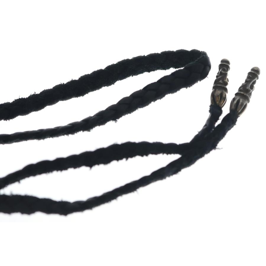CHROME HEARTS（クロムハーツ） LEATHER BRAID SCROLL ネックレス
