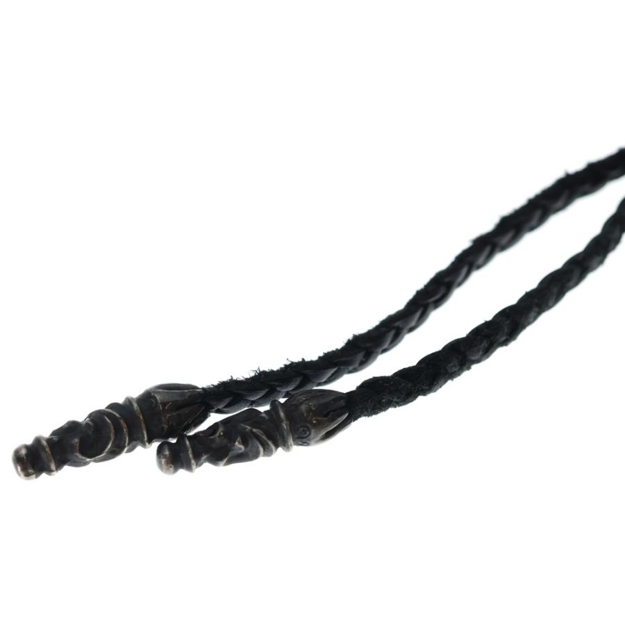 CHROME HEARTS（クロムハーツ） LEATHER BRAID SCROLL ネックレス
