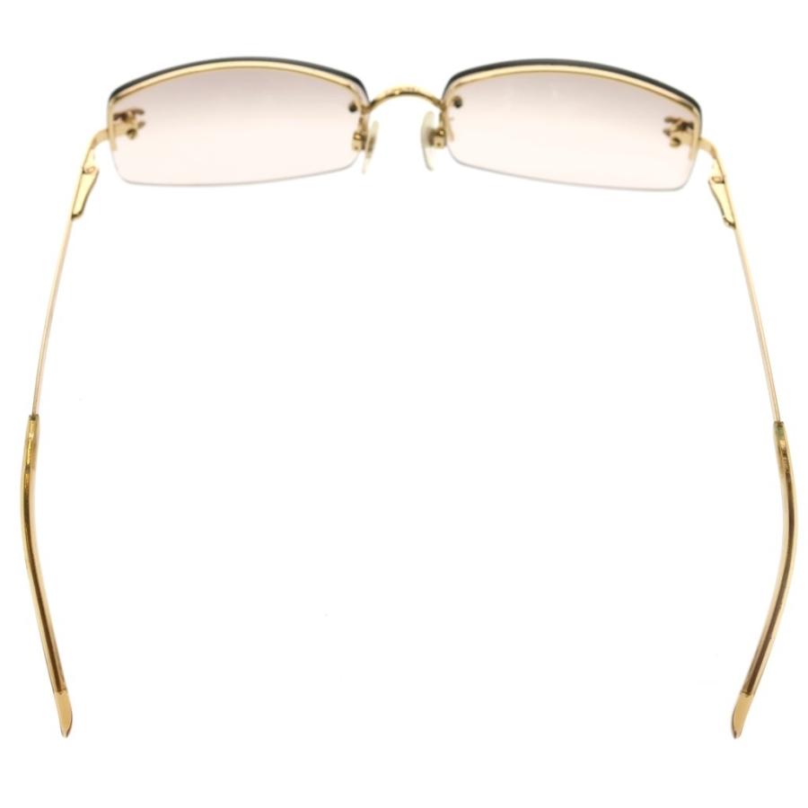 CHANEL サングラス リムレス メタル 4093-B ココマーク ストーン CHANEL（シャネル） 4093-B ラインストーンココマーク カラーレンズ