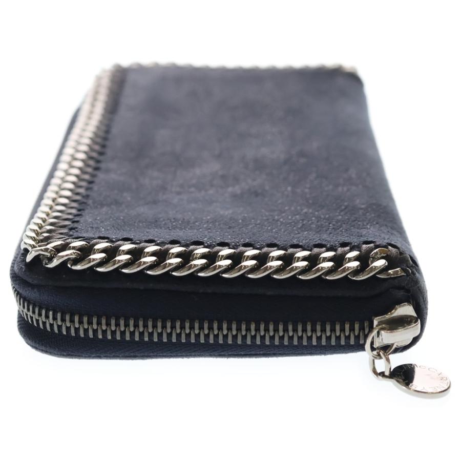 STELLA McCARTNEY ステラマッカートニー ファラベラ スウェードレザー チェーン ロングウォレット 長財布 ネイビー 434750 W9132 Stella McCartney（ステラ・マッカートニー） ファラベラ スウェード