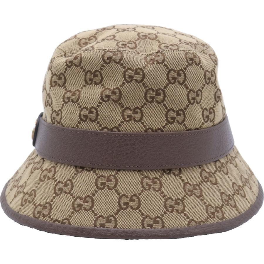 GUCCI バケットハット　フェドラハット GUCCI - グッチ フェドラハット GGキャンバス 576587 ハットの通販 by