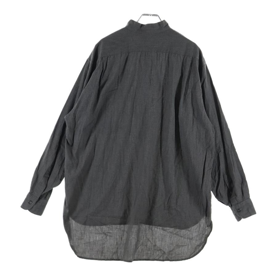 COMOLI（コモリ） 22SS ヨリ杢 プルオーバー コットン長袖シャツ 