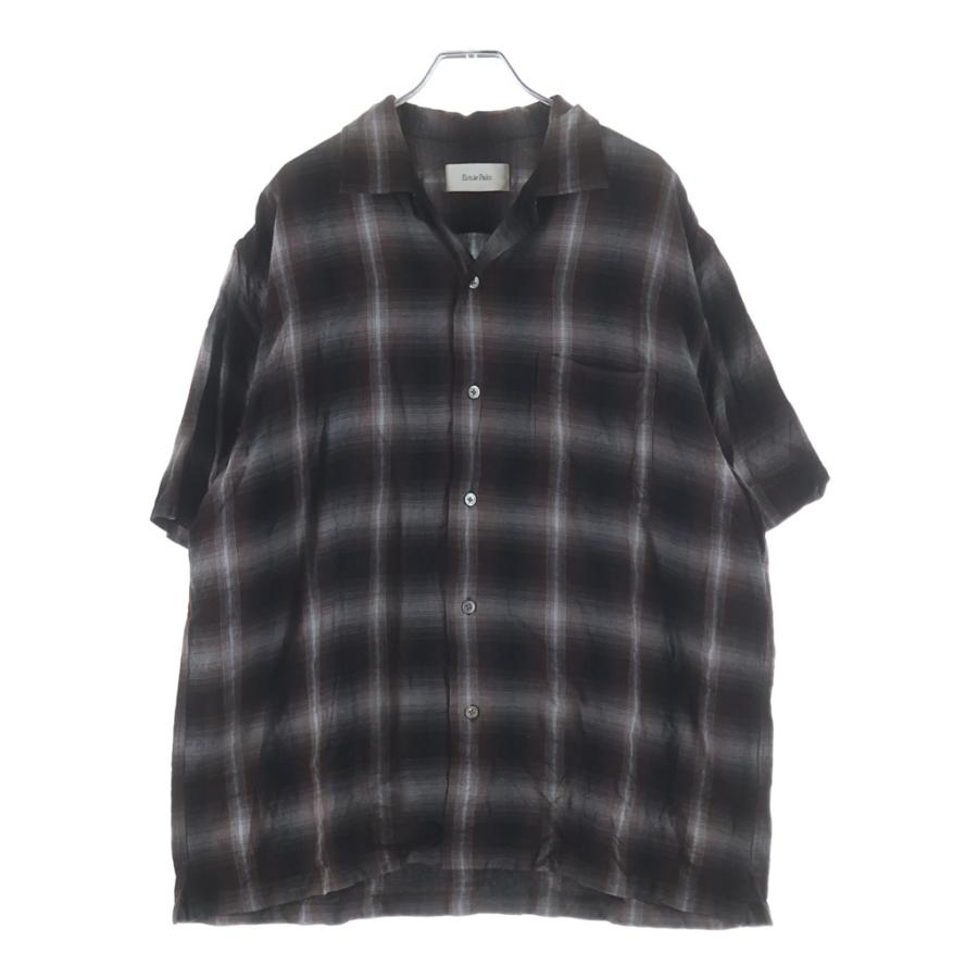 Ernie Palo アーニーパロ RAYON CHECK S/S SHIRT レーヨン オンブレ 