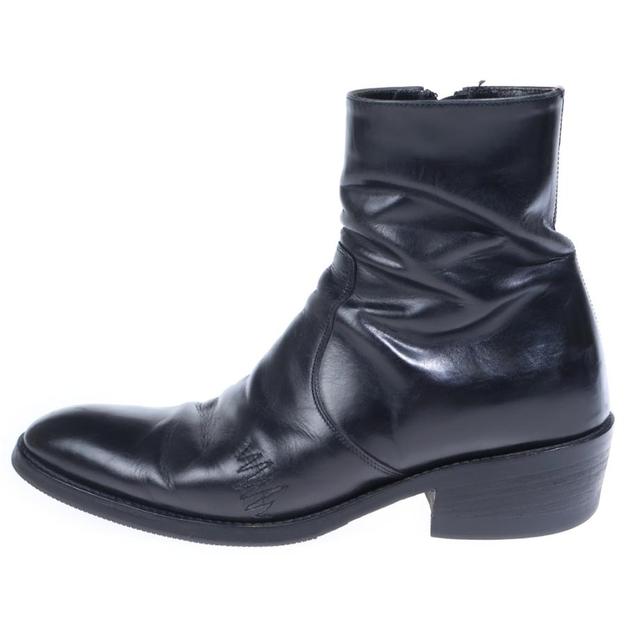 SAINT LAURENT PARIS wyatt 60 サイドジップ　42 サンローランパリ WYATT 60 ZIP BOOTS クラシック ワイアット60 サイド