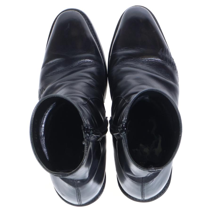 サンローランパリ WYATT 60 ZIP BOOTS クラシック ワイアット60 サイド