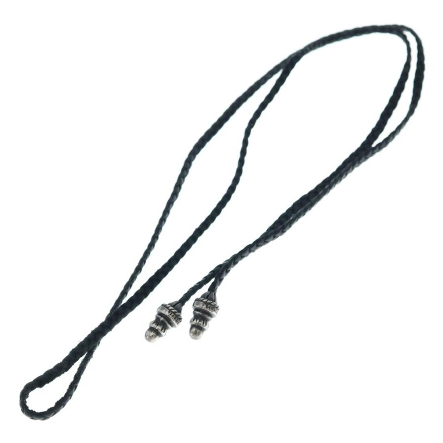 クロムハーツ LEATHER BRAID ボロチップレザーブレード ネックレス CHROME HEARTS（クロムハーツ） LEATHER BRAID ボロチップレザー
