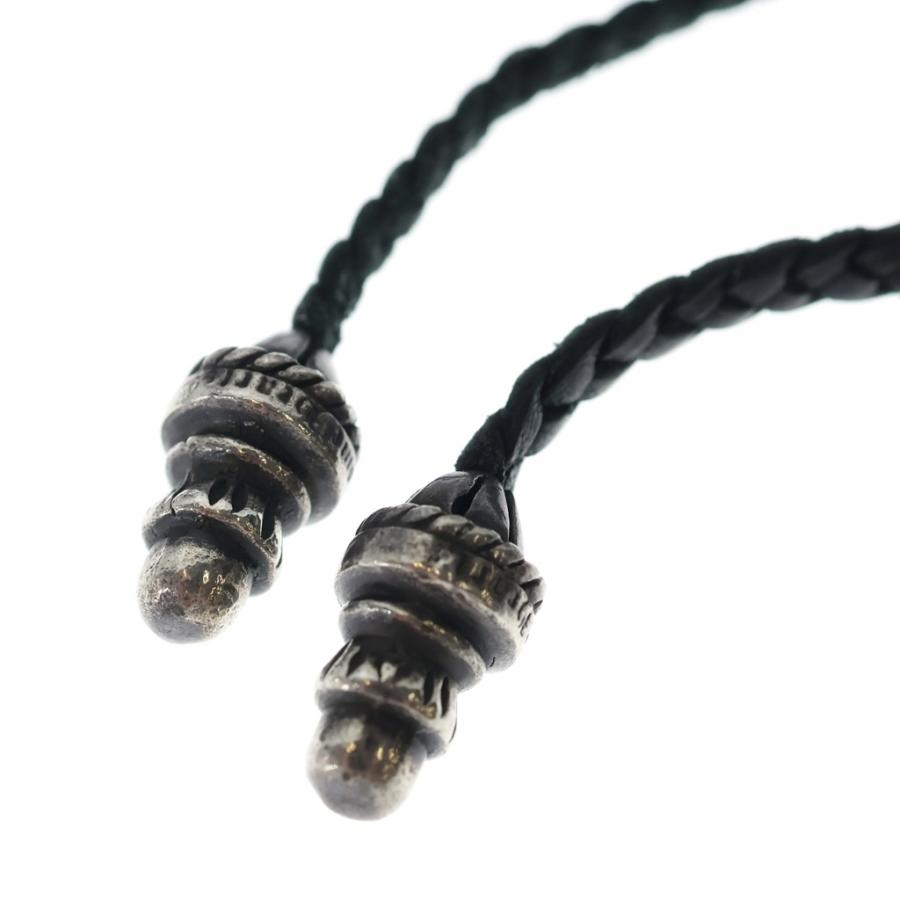 クロムハーツ LEATHER BRAID ボロチップレザーブレード ネックレス CHROME HEARTS（クロムハーツ） LEATHER BRAID ボロチップレザー