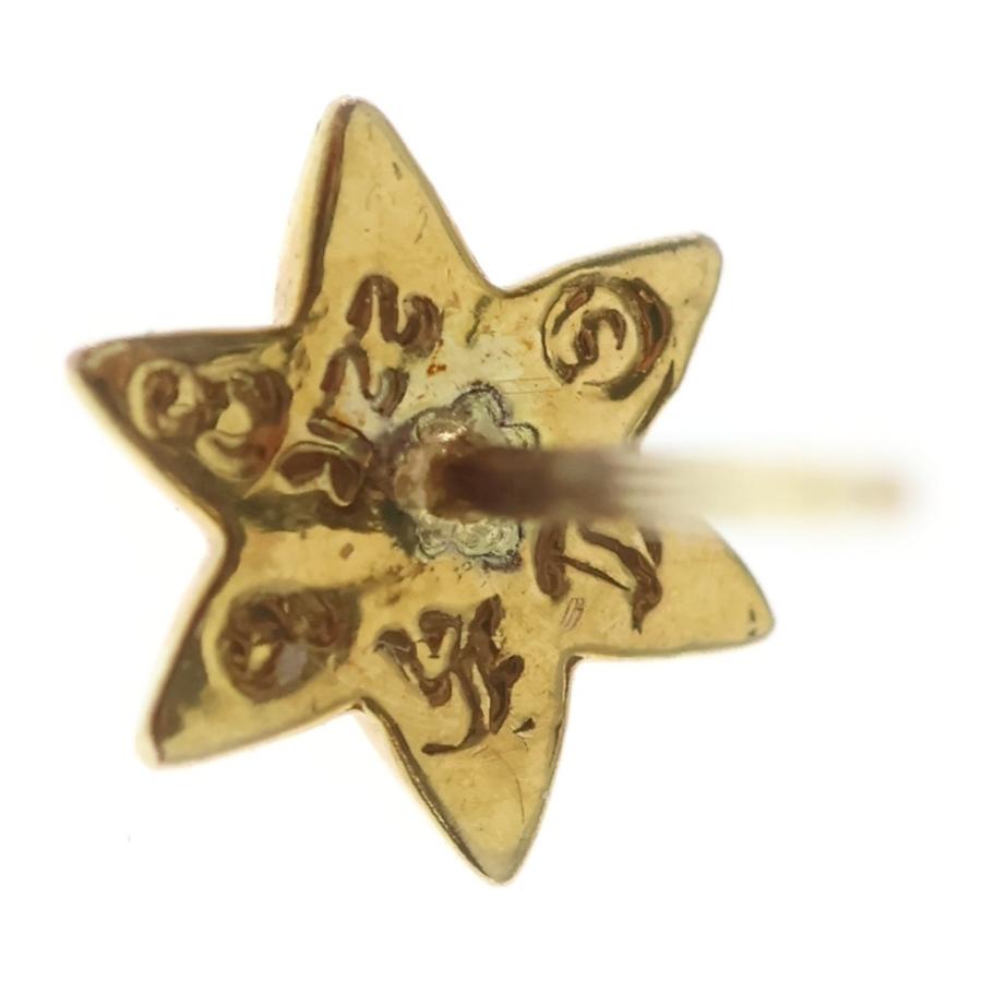 CHROME HEARTS（クロムハーツ） 22K CO STAR スタースタッド ピアス