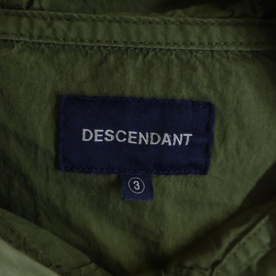 DESCENDANT ディセンダント 24AW MOLE HOODED LS SHIRT モールスキン