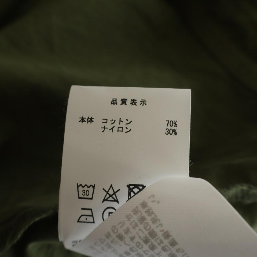 DESCENDANT ディセンダント 24AW MOLE HOODED LS SHIRT モールスキン