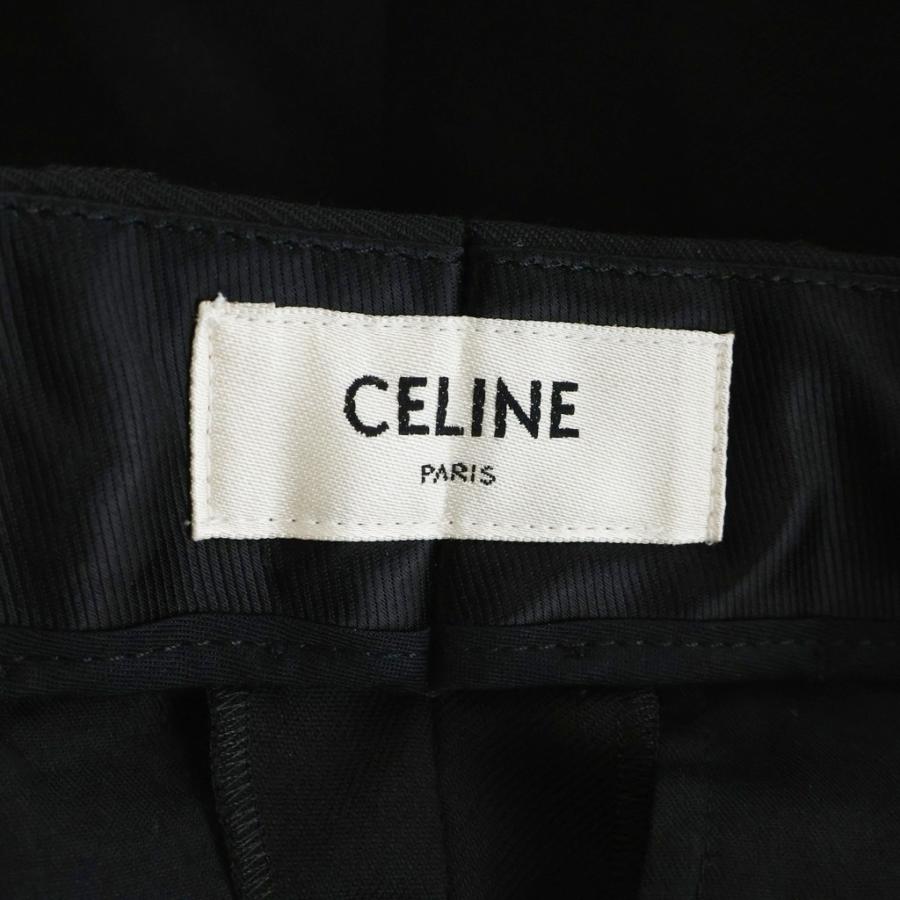 CELINE（セリーヌ） 21SS スケーターパンツ ワイドスラックス ブラック