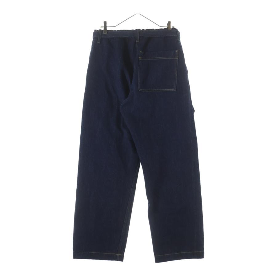 YOKO SAKAMOTO ヨーコサカモト BELTED TROUSERS ベルト付き マルチポケット ジップアップ デニムパンツ インディゴ YS-25AW-44 yoko sakamoto（ヨーコサカモト） BELTED TROUSERS ベルト付き マルチ