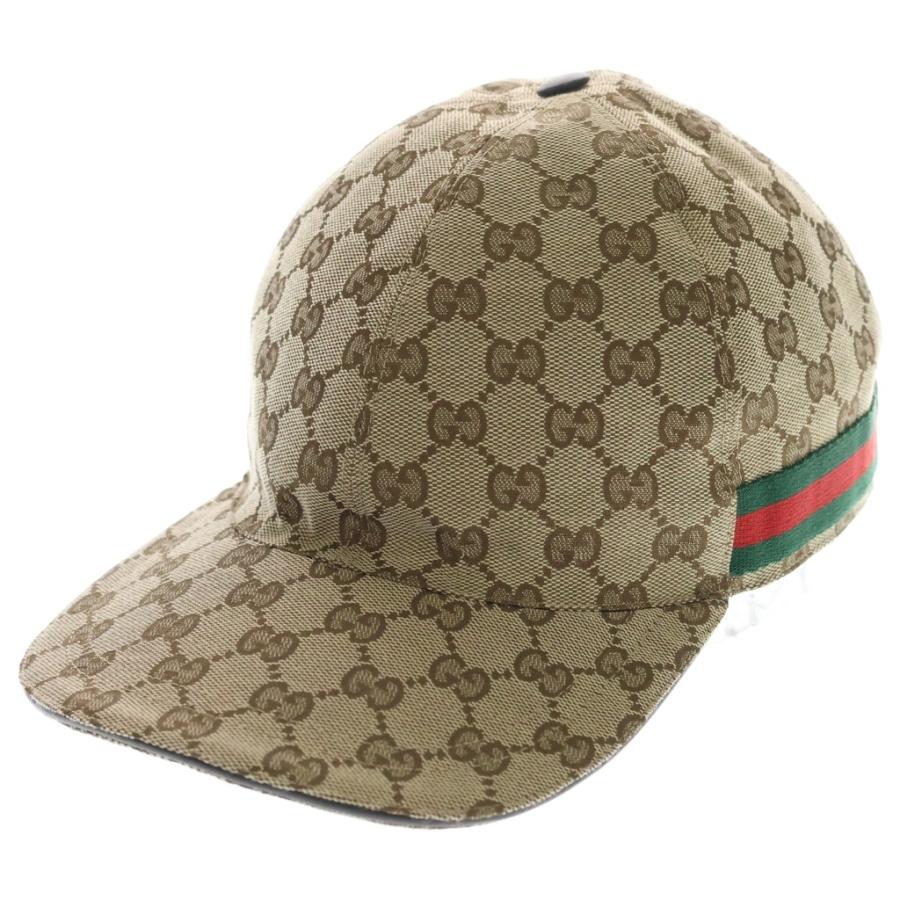 GUCCI（グッチ） GGキャンバス シェリーライン ベースボールキャップ