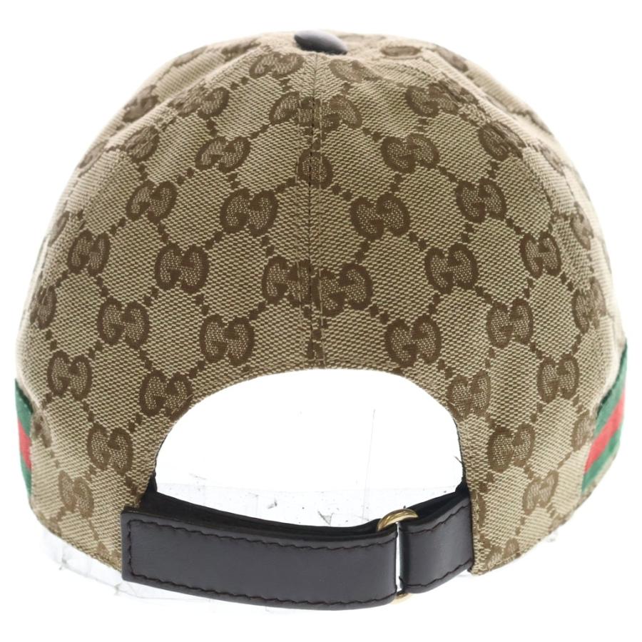 GUCCI（グッチ） GGキャンバス シェリーライン ベースボールキャップ
