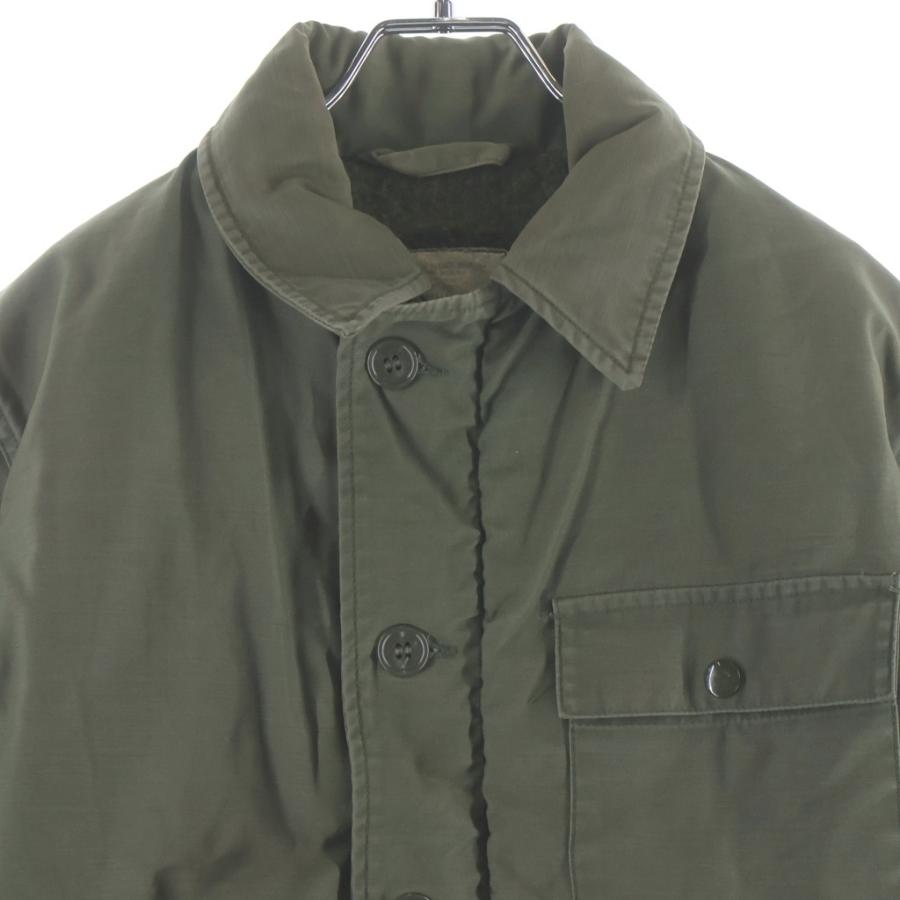 VINTAGE ヴィンテージ 80S VINTAGE US NAVY A-2 裏ボア ユーエスネイビー ミリタリー ヴィンテージ デッキジャケット カーキ 8415-00-753-5611 ヴィンテージ 80S US NAVY A-2 裏ボア ユーエスネイビー ミリタリー