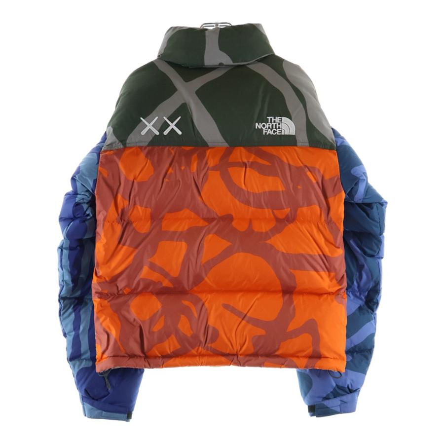 ザノースフェイス ×KAWS RETRO 1996 NUPTSE JACKET カウズ レトロヌプシ ジップアップダウンジャケット マルチカラー NF0A7WLUの画像