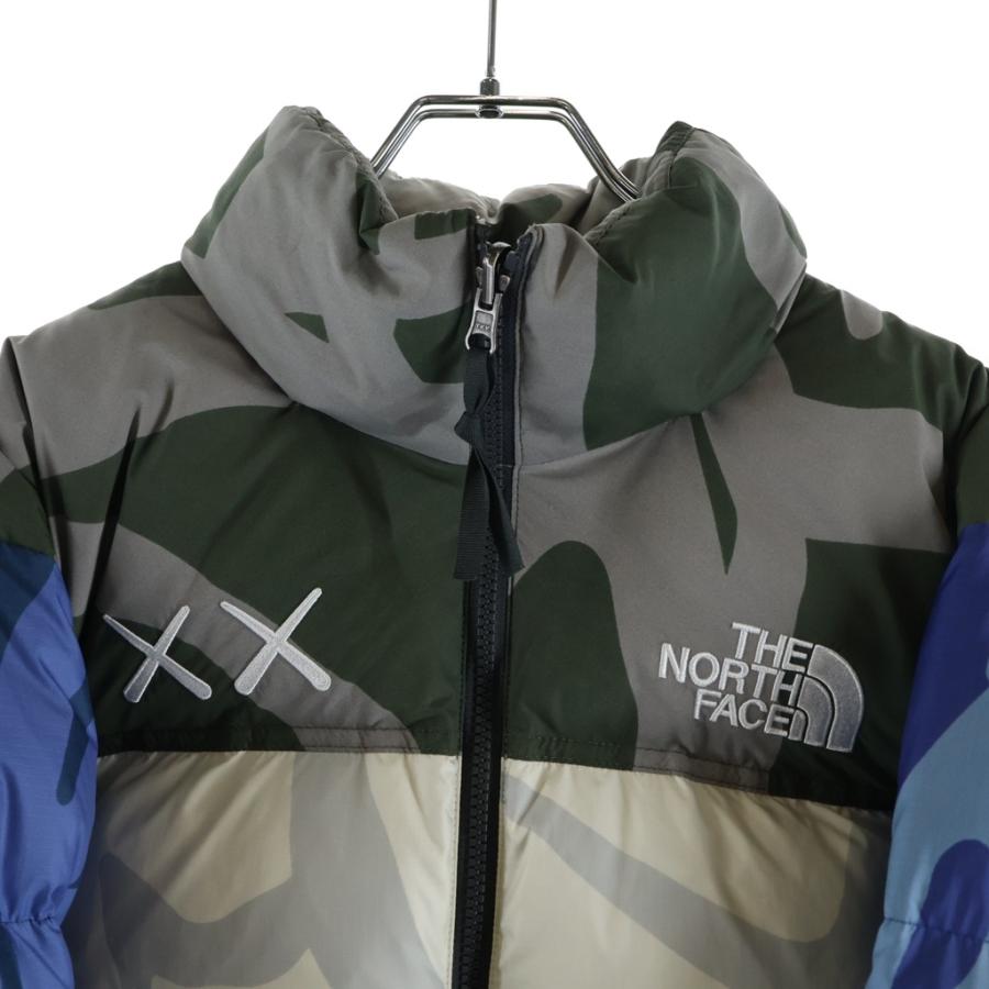 ザノースフェイス ×KAWS RETRO 1996 NUPTSE JACKET カウズ レトロヌプシ ジップアップダウンジャケット マルチカラー NF0A7WLUの画像
