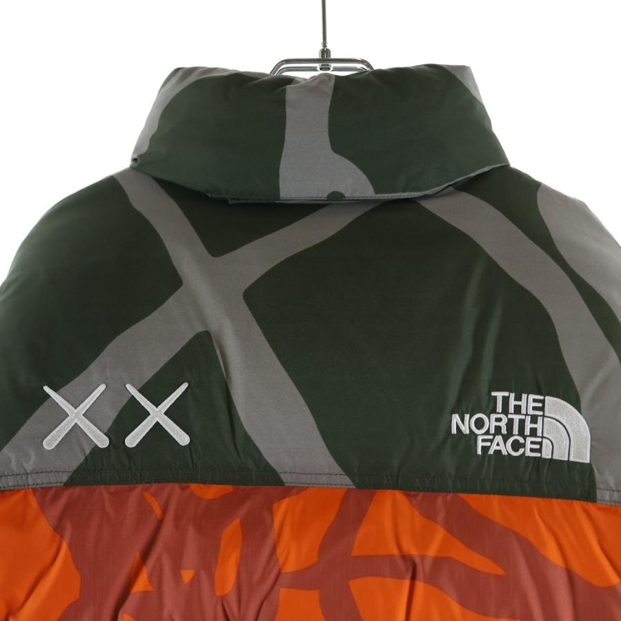 ザノースフェイス ×KAWS RETRO 1996 NUPTSE JACKET カウズ レトロヌプシ ジップアップダウンジャケット マルチカラー NF0A7WLUの画像