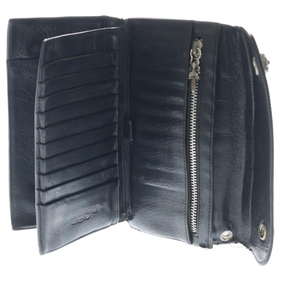 CHROME HEARTS クロムハーツ WAVE ウェーブ レザーウォレット CHROME HEARTS（クロムハーツ） WAVE ウェーブ レザーウォレット 財布