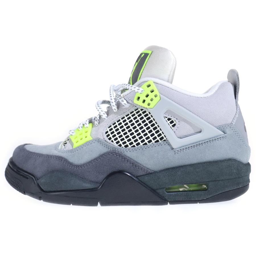 NIKE ナイキ AIR JORDAN 4 RETRO SE NEON エアジョーダン4 レトロ ネオン ハイカットスニーカー グレー US7/25cm CT5342-007 NIKE（ナイキ） AIR JORDAN 4 RETRO SE NEON エアジョーダン4 レトロ