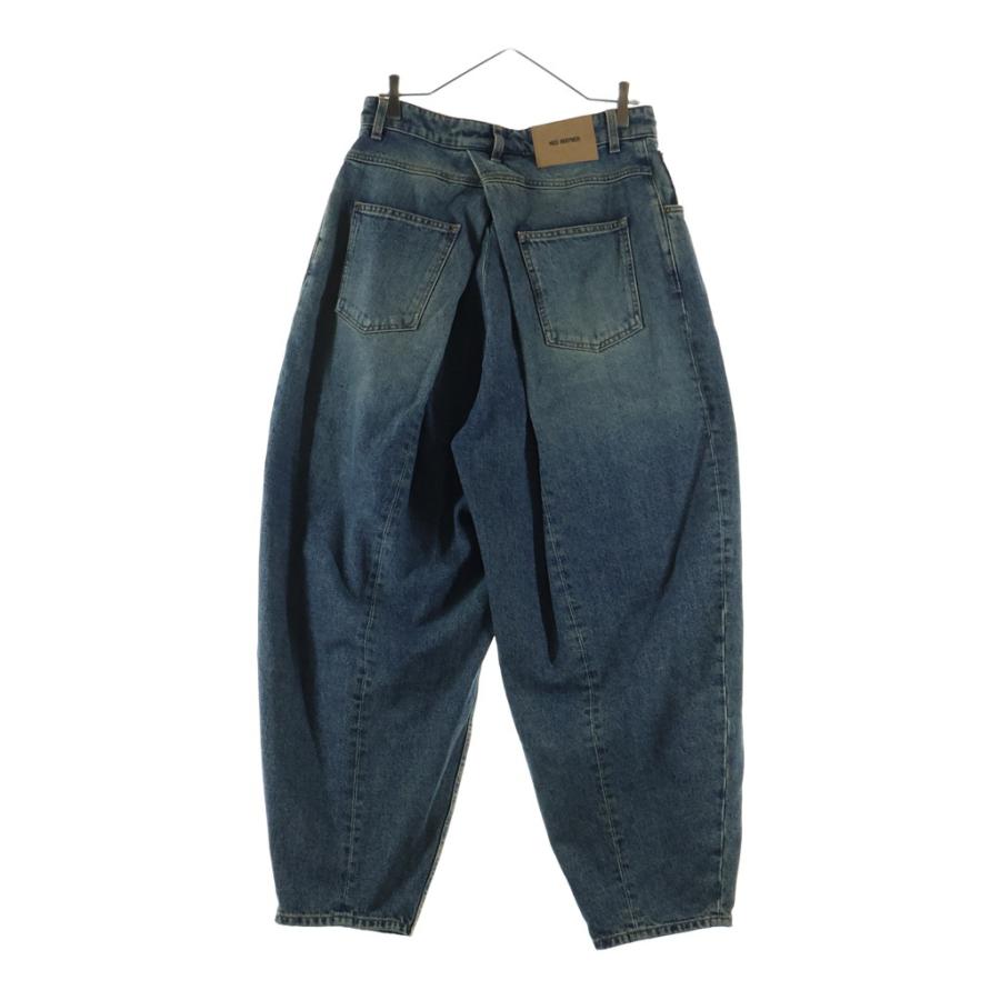 HED MAYNER ヘドメイナー 25AW DENIM PANTS ロゴパッチ ジップフライデニムパンツ ジーンズ インディゴ HMMB67030Aの画像