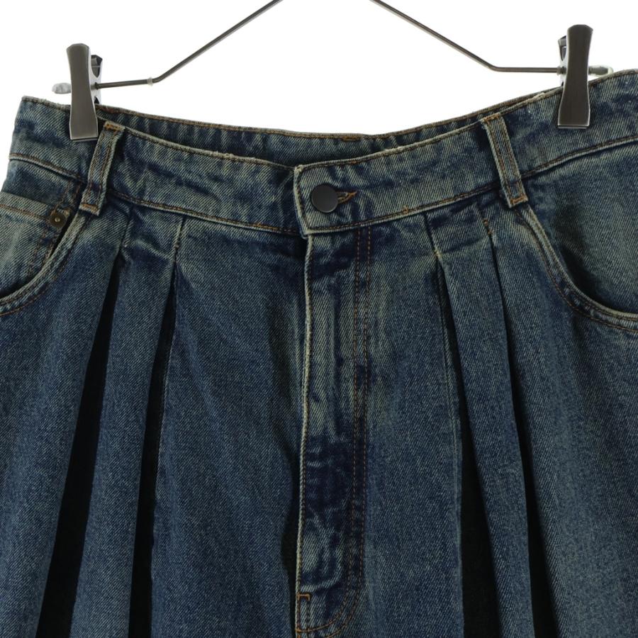 HED MAYNER ヘドメイナー 25AW DENIM PANTS ロゴパッチ ジップフライデニムパンツ ジーンズ インディゴ HMMB67030Aの画像