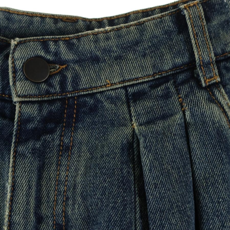 HED MAYNER ヘドメイナー 25AW DENIM PANTS ロゴパッチ ジップフライデニムパンツ ジーンズ インディゴ HMMB67030Aの画像