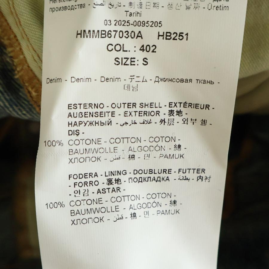 HED MAYNER ヘドメイナー 25AW DENIM PANTS ロゴパッチ ジップフライデニムパンツ ジーンズ インディゴ HMMB67030Aの画像