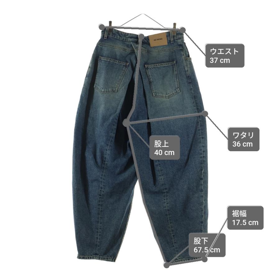 HED MAYNER ヘドメイナー 25AW DENIM PANTS ロゴパッチ ジップフライデニムパンツ ジーンズ インディゴ HMMB67030Aの画像