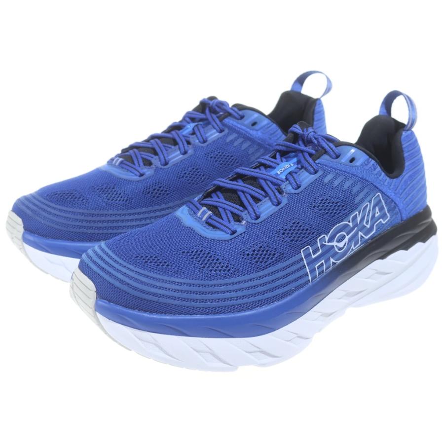 HOKA ONE ホカオネオネ BONDI 6 ボンダイ ローカットスニーカー ブルー 