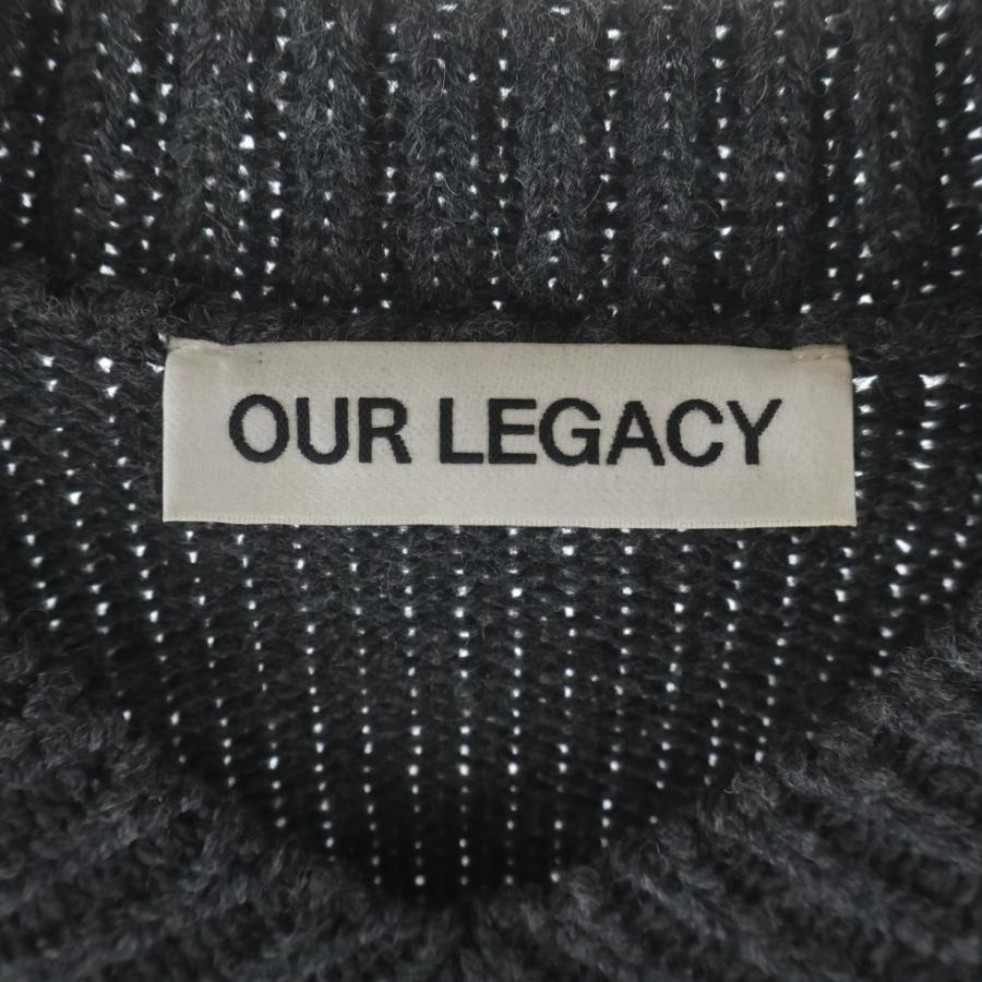 OUR LEGACY アワーレガシー SONAR V-NECK KNIT ソナー Vネックニットセーター グレー M4243SA Our Legacy（アワーレガシー） SONAR V-NECK KNIT ソナー Vネック