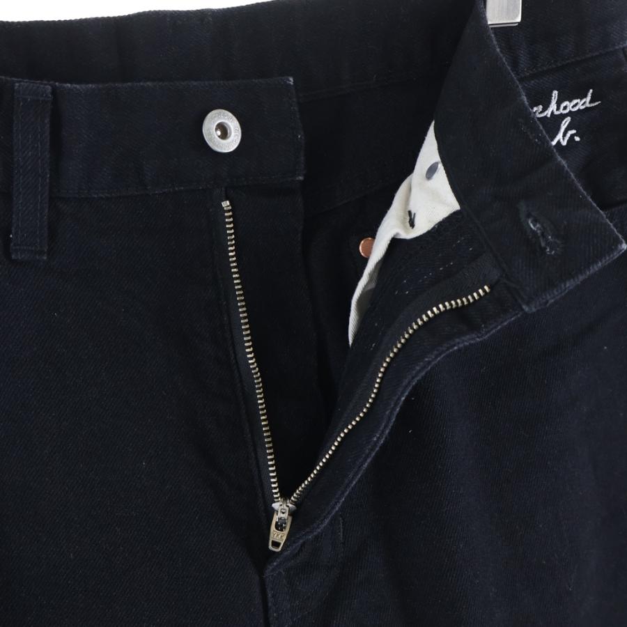 NEIGHBORHOOD ネイバーフッド 25SS ×AGNES.B STRAIGHT PANTS アニエスベー ジップフライ ストレートデニムパンツ ブラック 2527270N-PTM02S NEIGHBORHOOD（ネイバーフッド） 25SS ×AGNES.B STRAIGHT PANTS