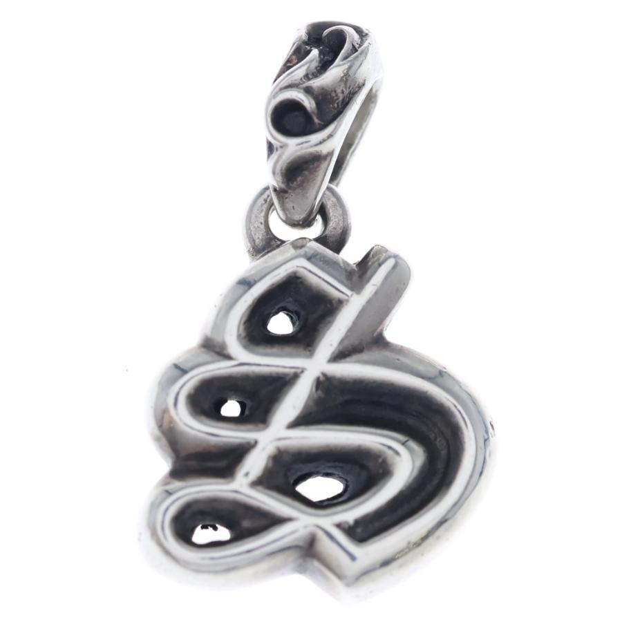 CHROME HEARTS クロムハーツ ALPHABET CHARM S アルファベットチャーム イニシャル ペンダントトップ シルバー BCA205 CHROME HEARTS（クロムハーツ） ALPHABET CHARM S アルファベット