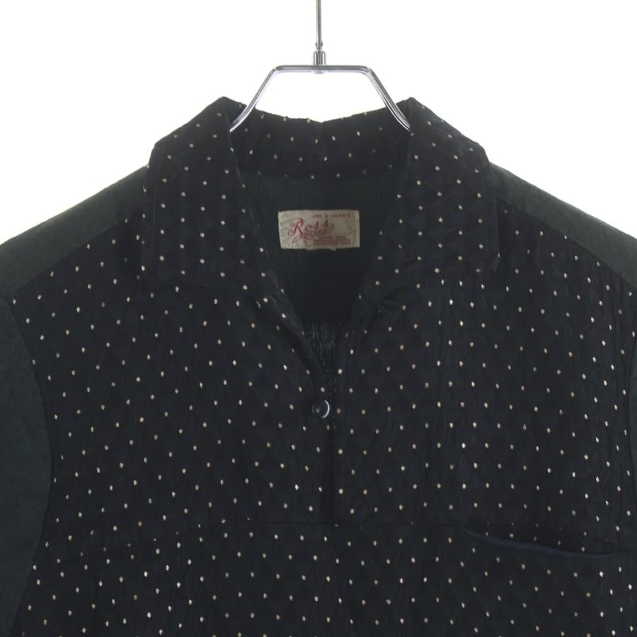 VINTAGE ヴィンテージ 50-60S VINTAGE JOE&HERB'S ヴィンテージ ジョーアンドハーブス グリッター 半袖シャツ カーキ/ブラック VINTAGE ヴィンテージ 50-60S JOE&HERB'S ジョーアンドハーブス
