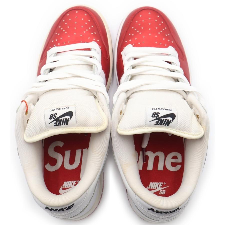 NIKE（ナイキ） ×DUNK LOW VARSITY RED シュプリーム ダンク バー 