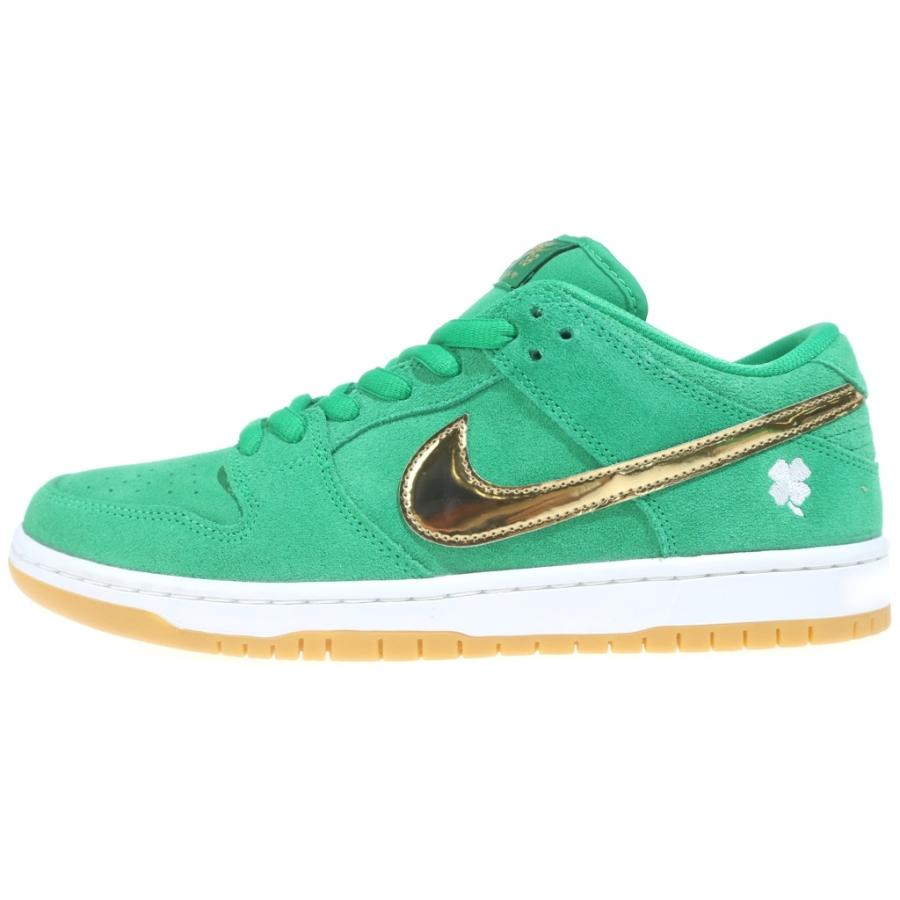 NIKE SB ナイキエスビー DUNK LOW ST.PATRICK'S DAY SHAMROCK ダンク セントパトリックスデイ シャムロック ローカットスニーカー グリーン US10/28cm BQ6817-303 Nike SB ナイキエスビー DUNK ダンク セントパトリックスデイ シャム