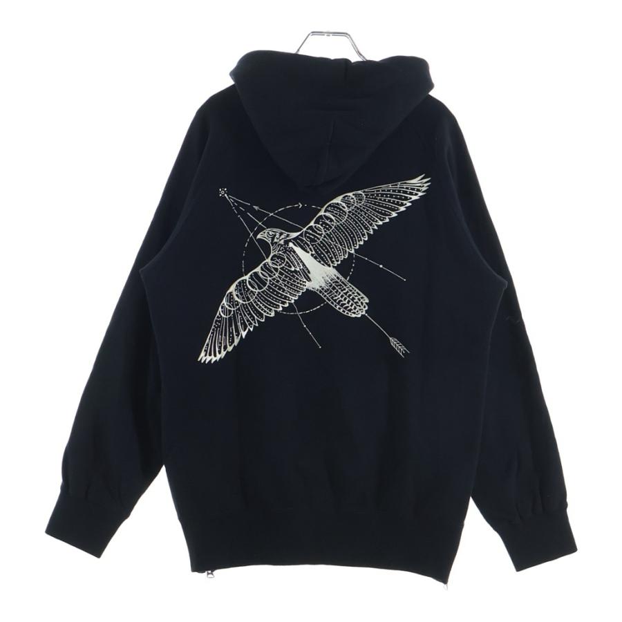 sacai  Dr.wooコラボ パーカー 黒M sacai（サカイ） 19SS ×Dr.Woo Side Zip Hoodie ドクターウー サイド