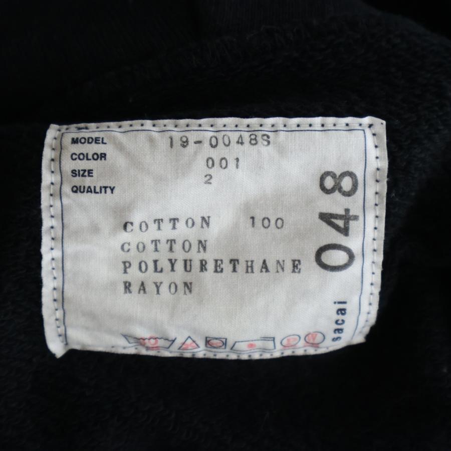 sacai（サカイ） 19SS ×Dr.Woo Side Zip Hoodie ドクターウー サイド 