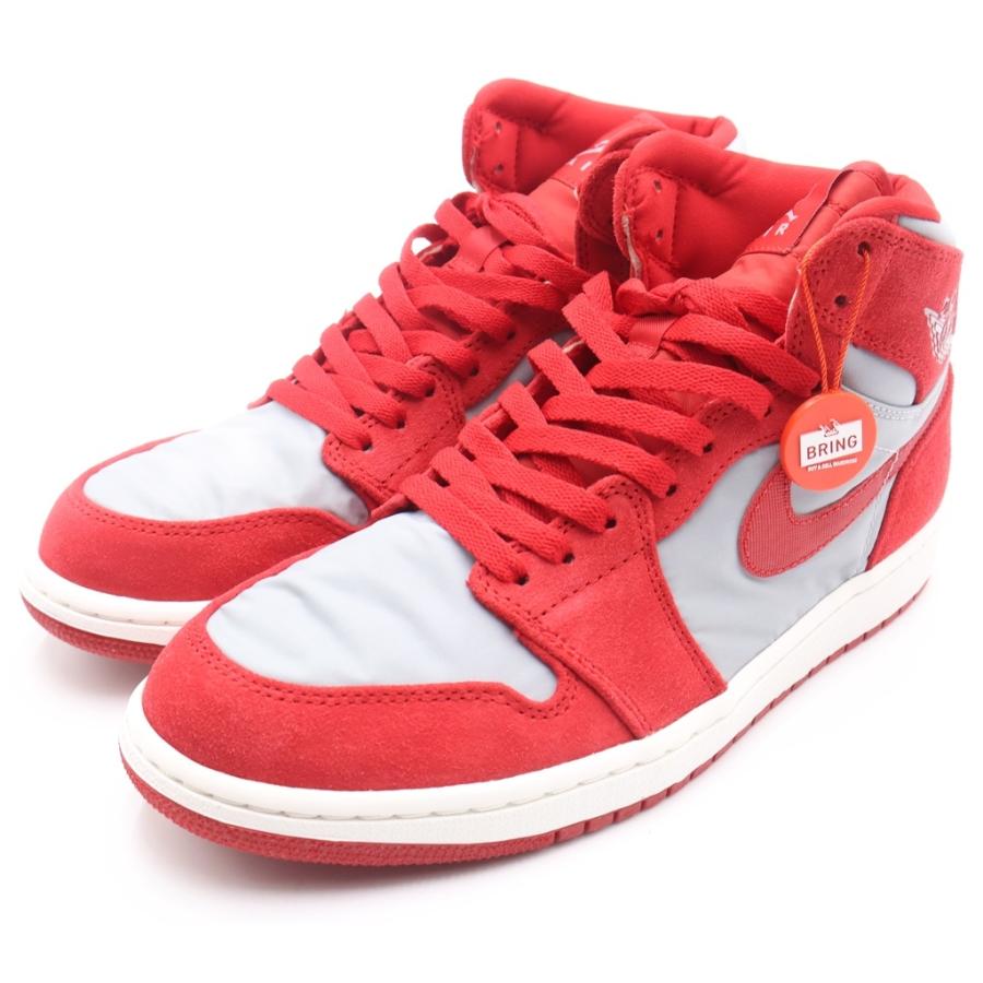 NIKE ナイキエアージョーダン1レトロハイOG レッド21センチcm 美品中古 NIKE（ナイキ） AIR JORDAN 1 HIGH エアジョーダン1 レトロ ハイカット
