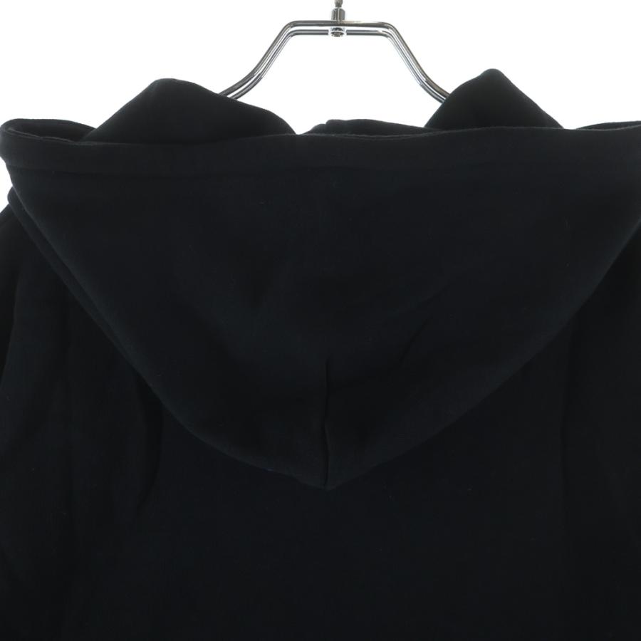Sacai サカイ 19AW ×FRAGMENT DESIGN フラグメントデザイン コットン 両面プリント プルオーバーフーディー パーカー ブラック 19-02028M sacai（サカイ） 19AW ×FRAGMENT DESIGN フラグメントデザイン