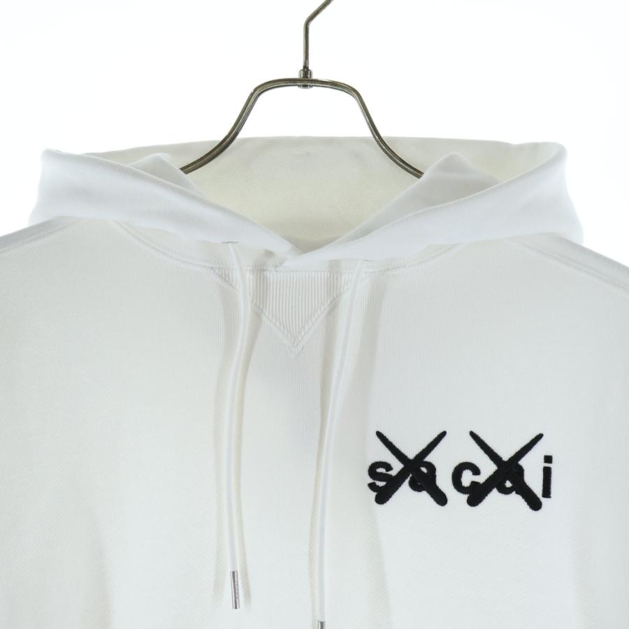 sacai（サカイ） 21AW ×KAWS EMBROIDERY HOODIE カウズ コットン ロゴ 